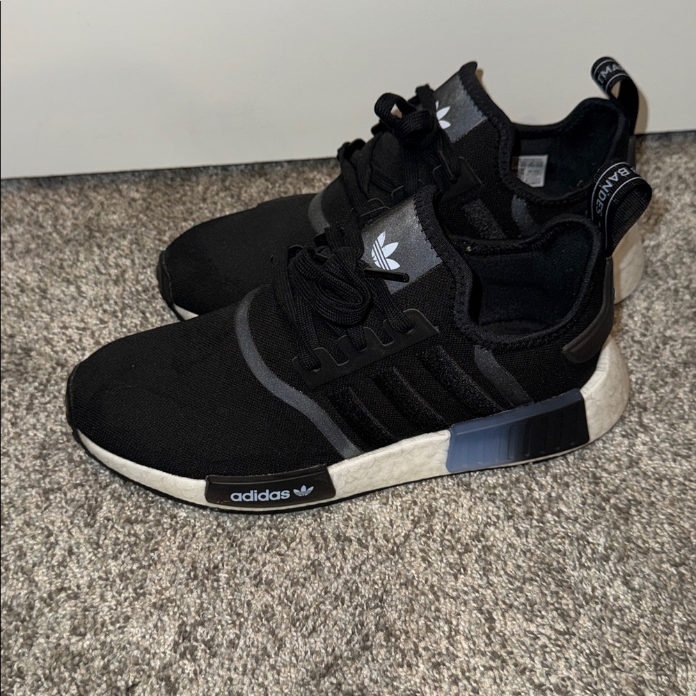Adidas NMD R1 Black and White Sneakers